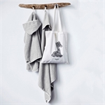 Meraki mini håndklæde og poncho grå - Fransenhome